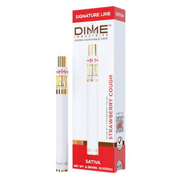 Dime Industries Strawberry Cough 600mg Disposable